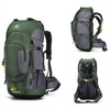 Herrarnas Outdoor Vandringsryggsäck 60L | Stor Ryggsäck för Resor, Camping, Vandring och Bergsklättring med Flera Fack