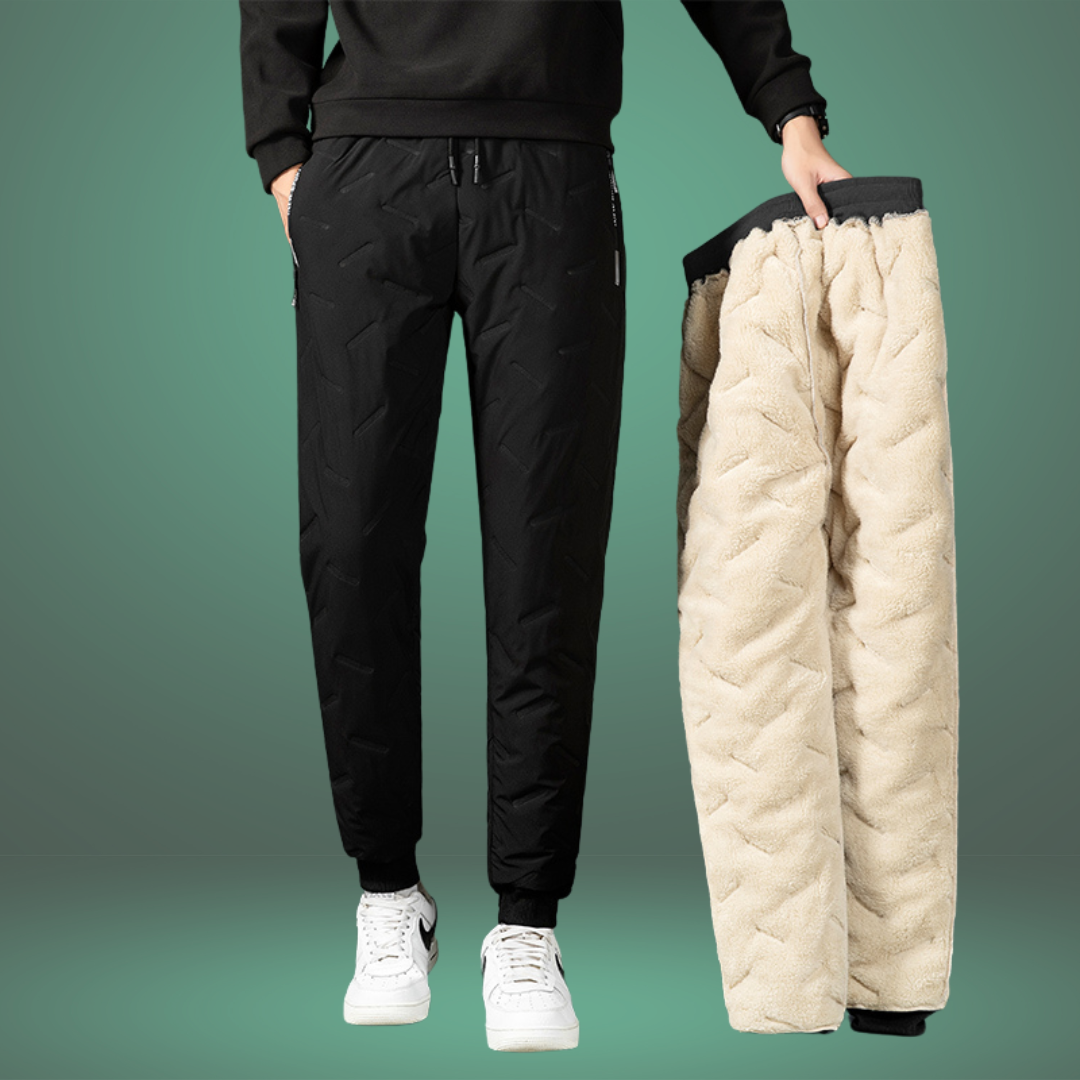 Casuale Vinterjoggingbyxor Unisex