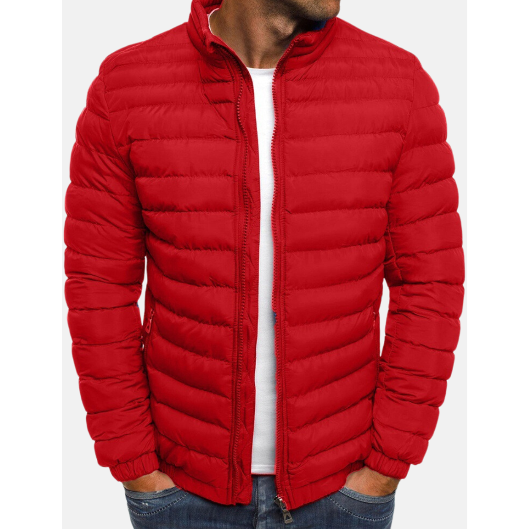 Snygg Quiltad Jacka för Herr