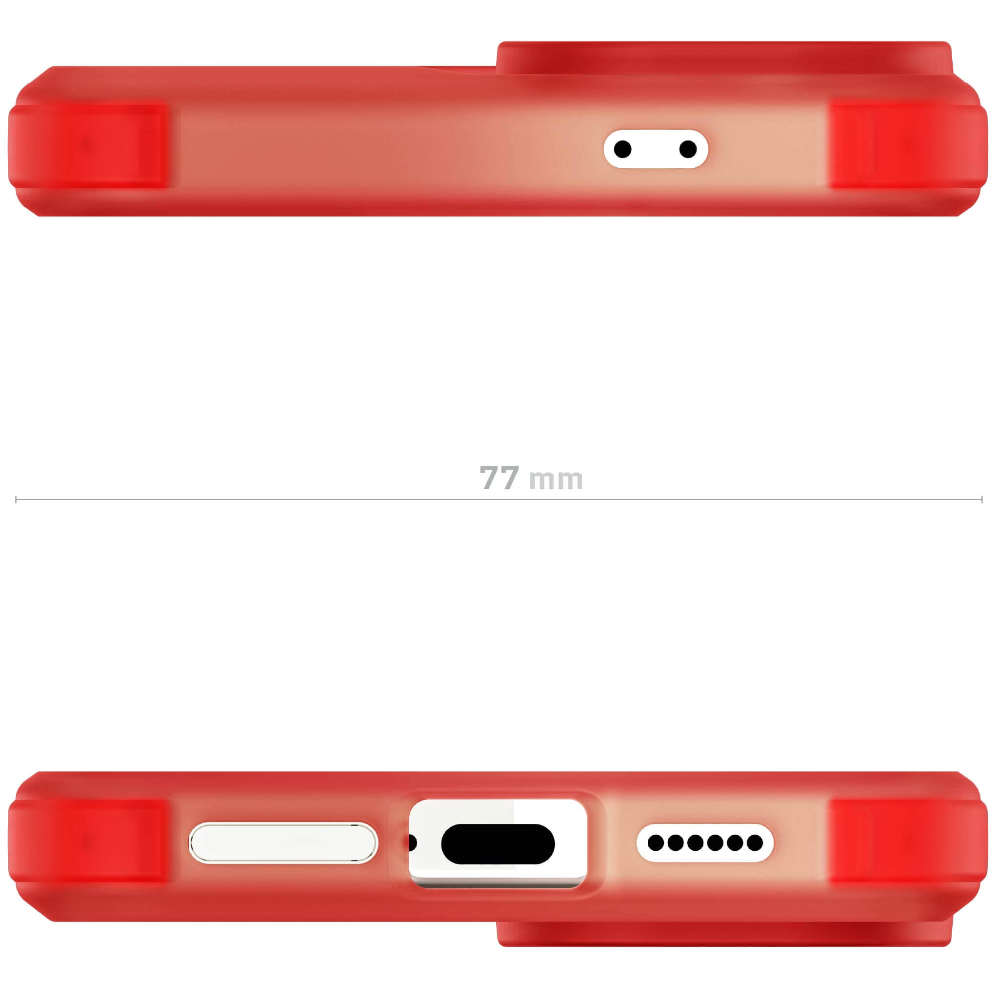 Galaxy S24 Serie Skyddande Genomskinligt och Stöttåligt Fodral