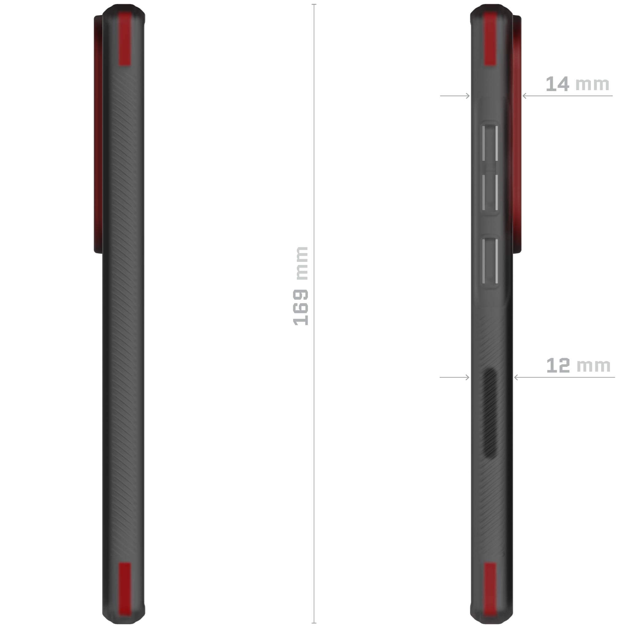 Galaxy S24 Serie Skyddande Genomskinligt och Stöttåligt Fodral