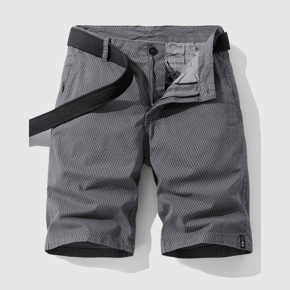 Bomulls Bermuda Cargo Shorts För Män