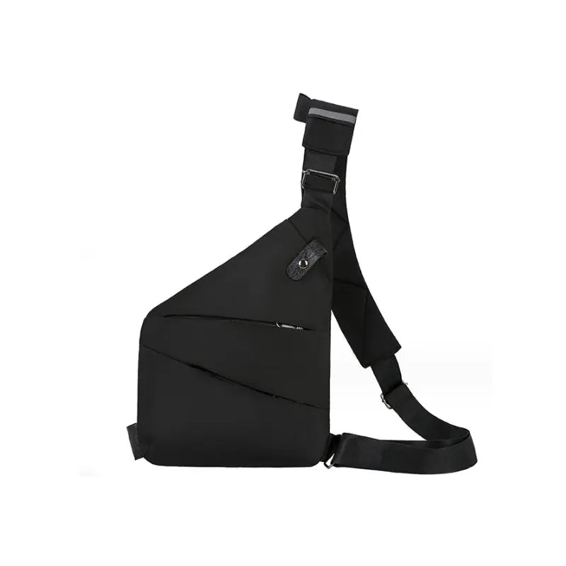 Unisex Crossbody Axelväska | Smal Bröstväska med Justerbar Rem för Resor, Arbete och Vardag