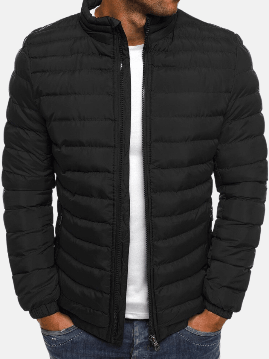 Snygg Quiltad Jacka för Herr