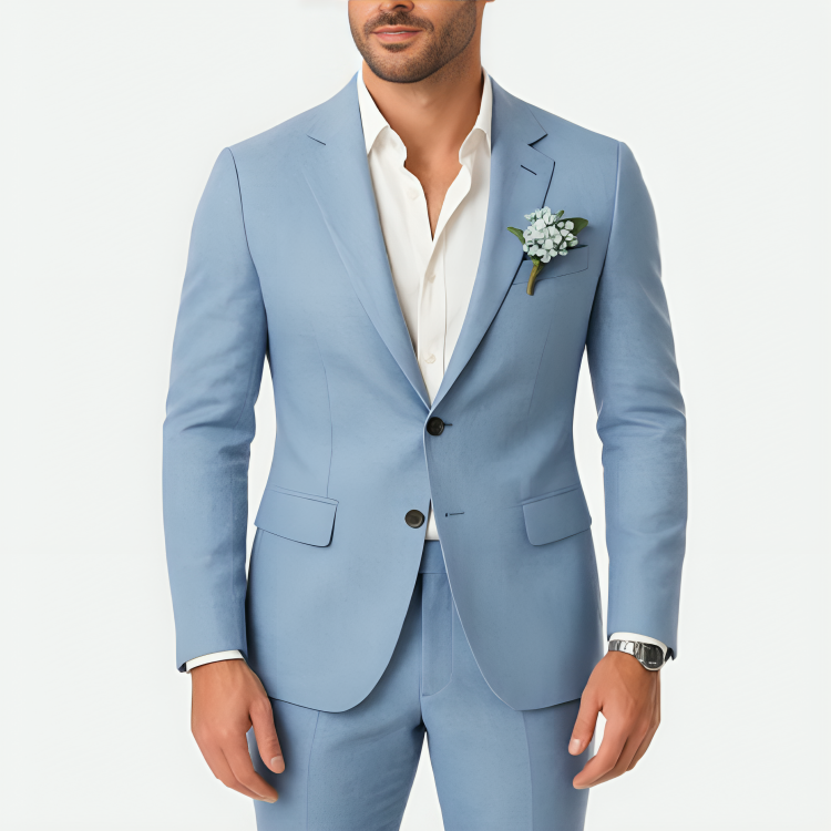 Tvådelad Fritidsdräkt för Bröllopsgäster | Elegant