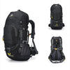 Herrarnas Outdoor Vandringsryggsäck 60L | Stor Ryggsäck för Resor, Camping, Vandring och Bergsklättring med Flera Fack