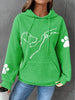 Dam Hoodie med Tryck | Hund och Tass Motiv Pullover