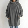 Dam Zip-Hoodie | Höst Vinter Tröja med Dragkedja
