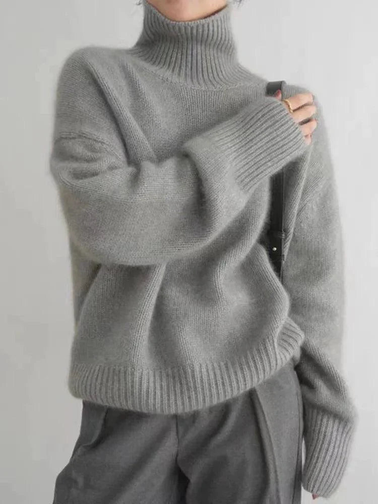 Elegant turtleneck-tröja för Dam
