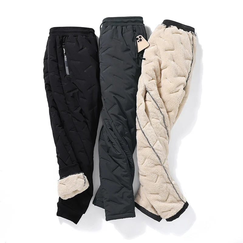 Casuale Vinterjoggingbyxor Unisex