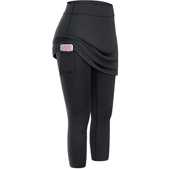 flexi - skirt leggings med fickor