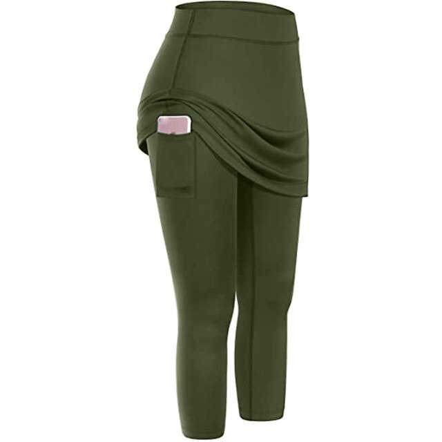 flexi - skirt leggings med fickor