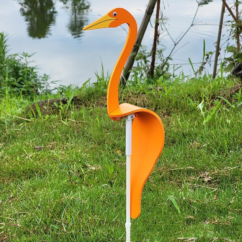 garden wind flamingo