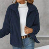 kvinnor rib fleece jacket