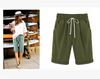 Verstelbare Taille Casual Shorts Vetersluiting För Kvinnor