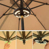 led parasol lights garden patio umbrella