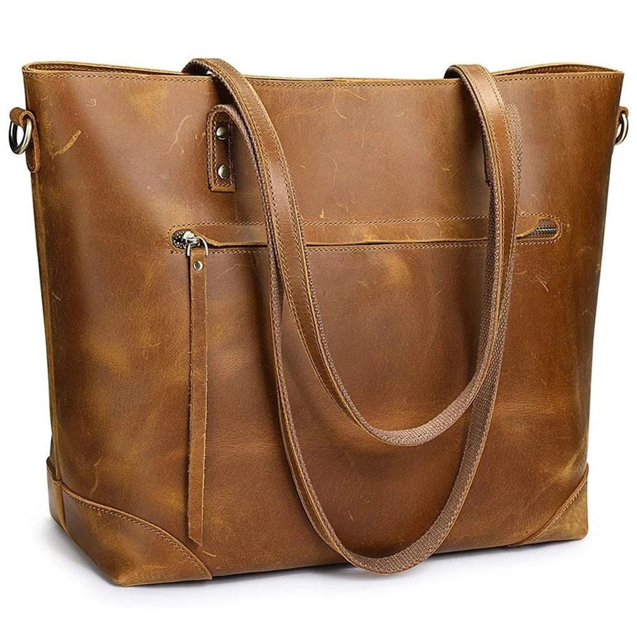 luxury bag - vintage leren tas