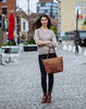 luxury bag - vintage leren tas