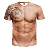 muskel tatuering t-shirt