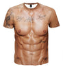 muskel tatuering t-shirt