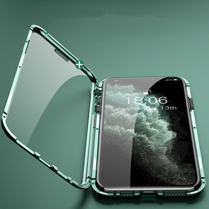 Magnetiskt 360° Glas Skyddande iPhone-fodral