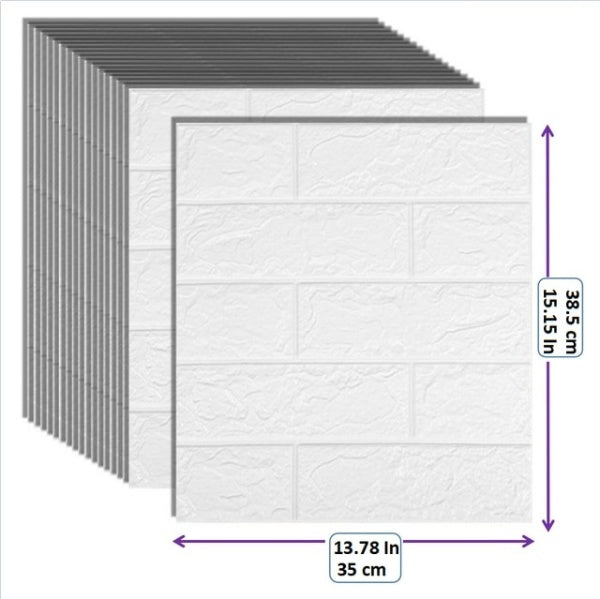 sticky walls – 3d självhäftande tapet