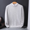 Herrtröja med Rund Hals | Klassisk Stickad Pullover
