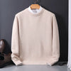 Herrtröja med Rund Hals | Klassisk Stickad Pullover