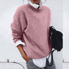 Damstickad Tröja – Varm Avslappnad Pullover